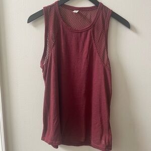 Balance Collection tank, maroon, size large